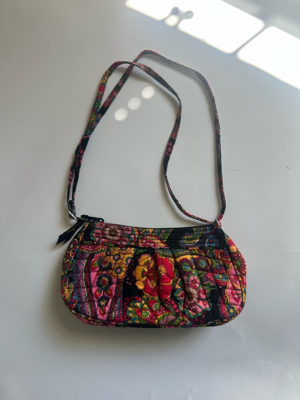 Vera Bradley Multicolor Floral Quilted Crossbody Bag